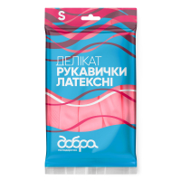 Household gloves Good Housewife Latex Delicate Size S (4820086523677)