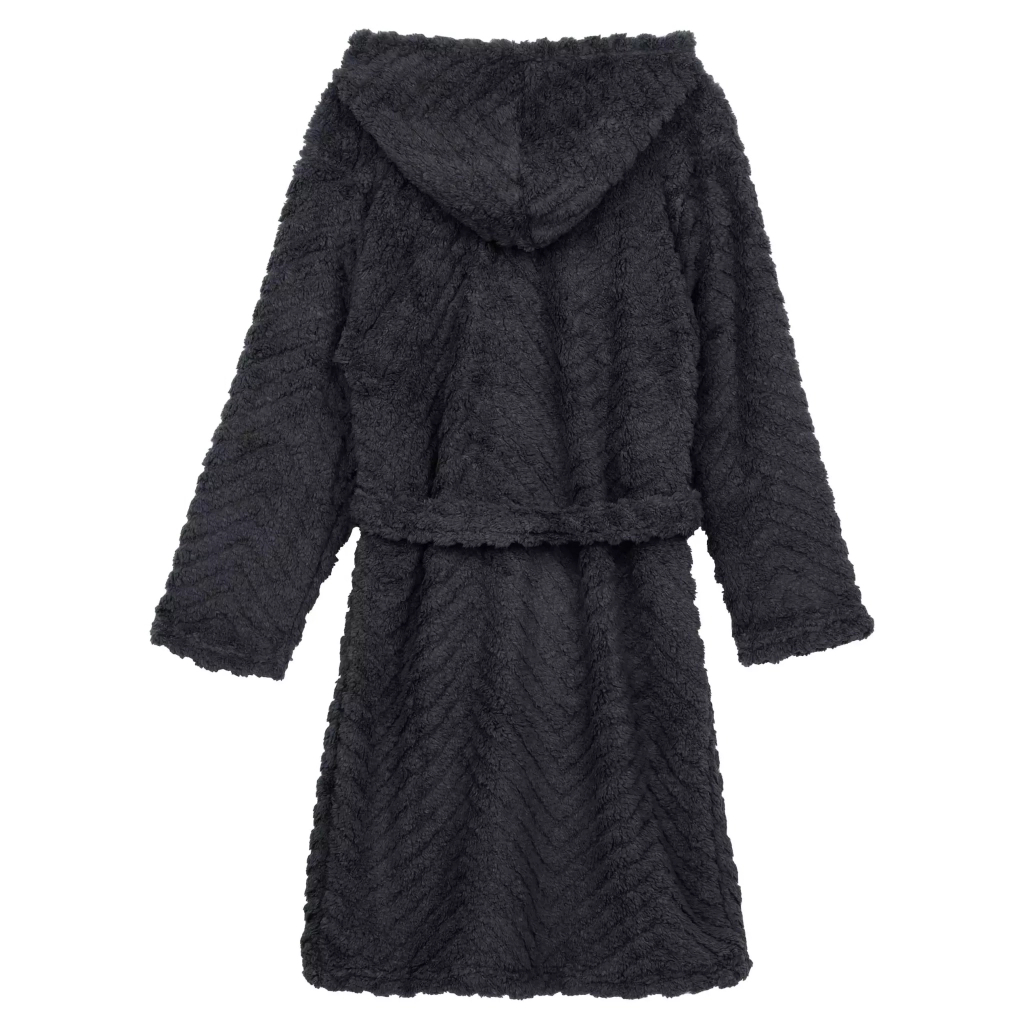 Халат Ardesto жіночий Zigzag, розмір L/XL, 100% поліестер, сірий (ART2120LGL)