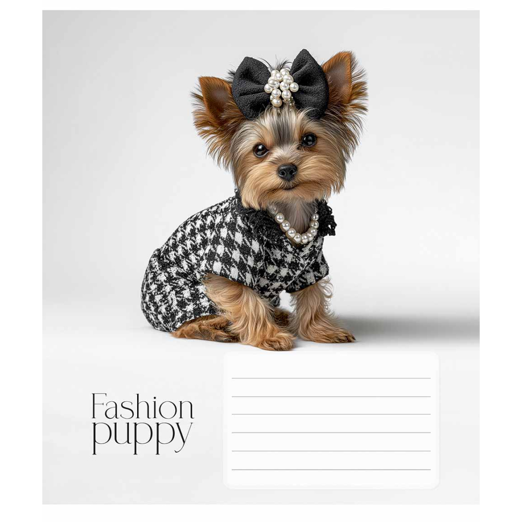 Зошит Школярик Star Fashion pets 12 аркушів клітинка (012-3687K)