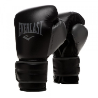 Everlast PowerLock Boxing Training Gloves P00002284 Black 12oz (009283608330)