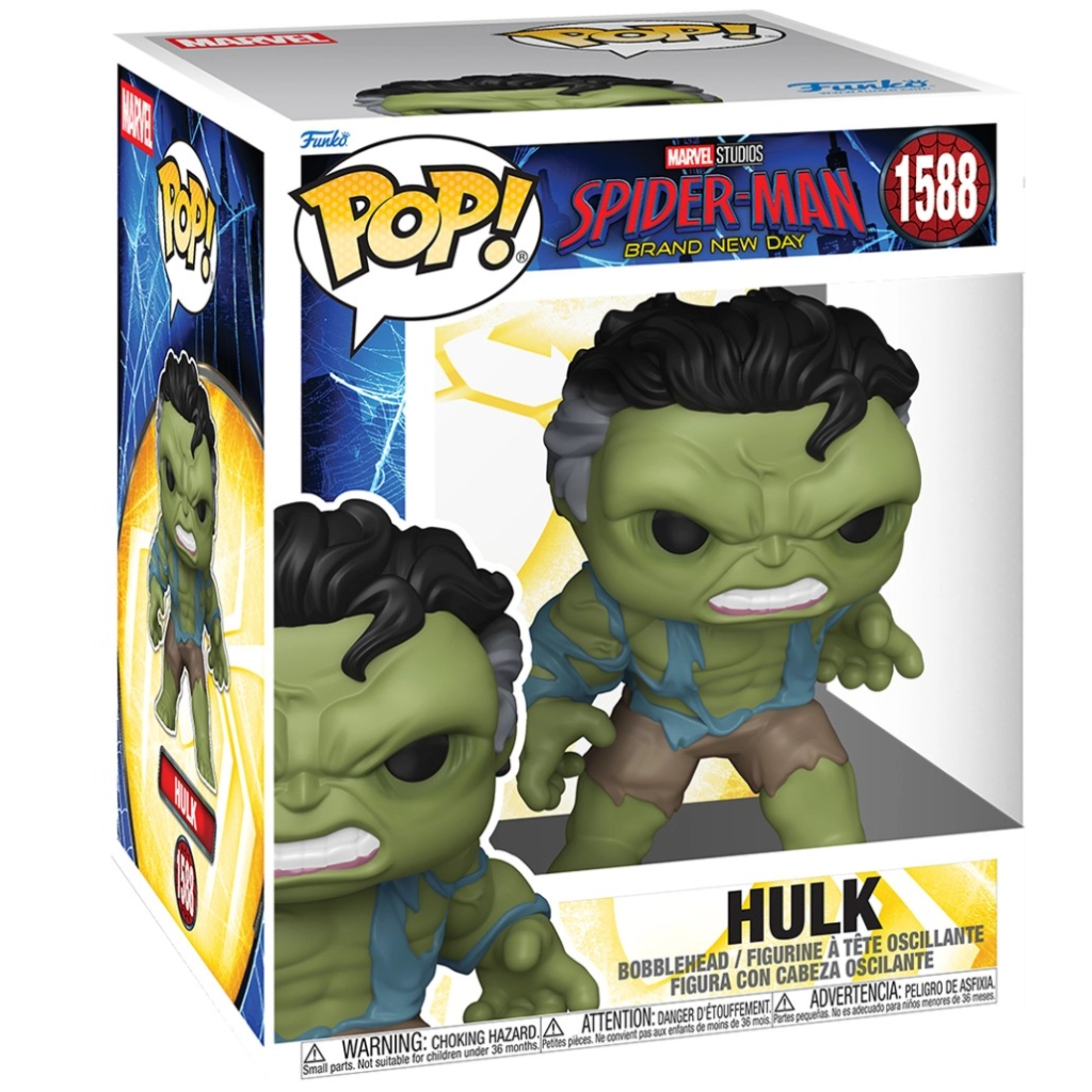 Фігурка Funko Pop серії Людина-павук: Абсолютно новий день - Халк 15 см (83965)