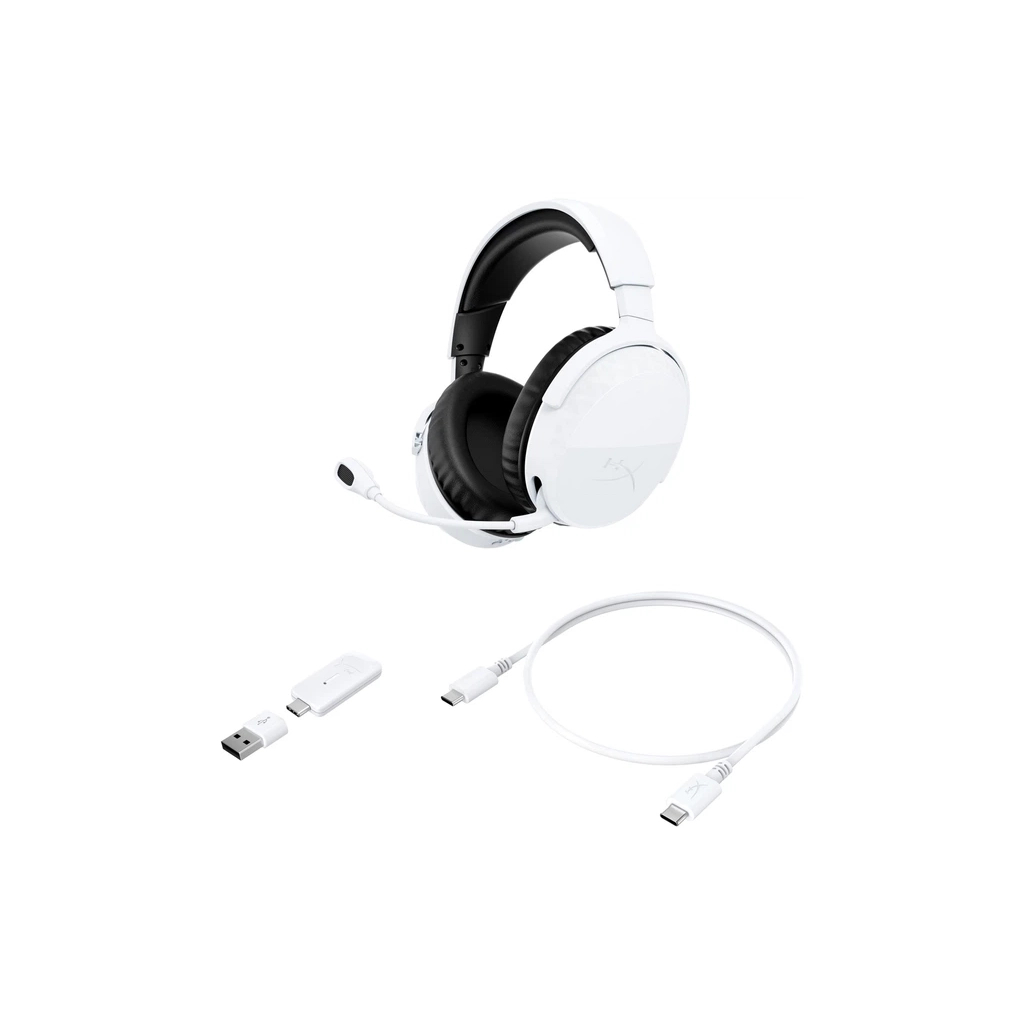 Навушники HyperX Cloud Stinger 3 Wireless White (BS1T9AA) Навушники HyperX Cloud Stinger 3 Wireless White (BS1T9AA)