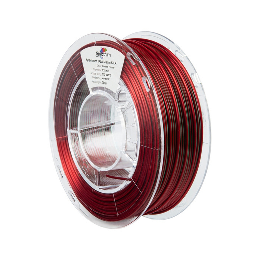 Пластик для 3D-принтера Spectrum PLA Magic SILK 1.75mm 0.25kg Forest Flame (81391)