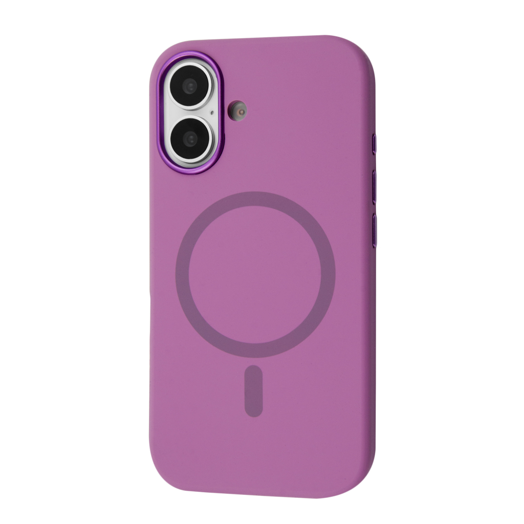Чохол до мобільного телефона BeCover FIBRA Silicone OmniMag Apple iPhone 16 Purple (716231) Чохол до мобільного телефона BeCover FIBRA Silicone OmniMag Apple iPhone 16 Purple (716231)
