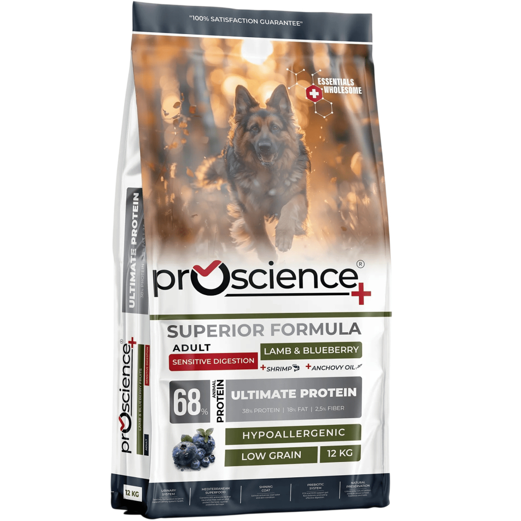 Сухий корм для собак ProScience Adult Dog Lamb & Blueberry 12 кг (8694686407684)