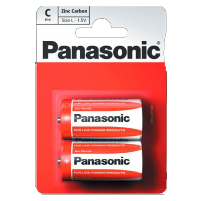 Battery PANASONIC C R14 RED ZINK * 2 (R14REL/2BPR)