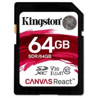 Карта пам'яті Kingston 64GB SDXC class 10 UHS-1 U3 (SDR/64GB)