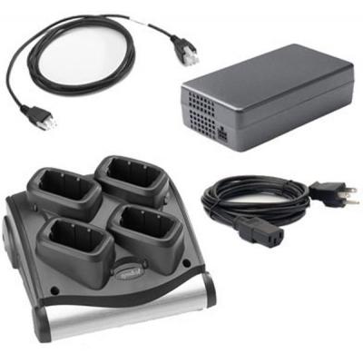 Зарядний пристрій для акумуляторів ТЗД Symbol/Zebra MC90x0 / MC9190 4-х слотовый с БП и кабелем (SAC9000-400CES)