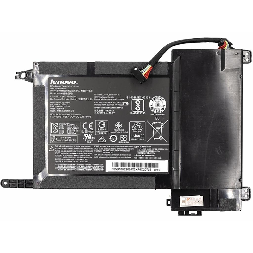 Акумулятор до ноутбука Lenovo Y700-17iSK (L14M4P23) 14.8V 60Wh (NB480647) Акумулятор до ноутбука Lenovo Y700-17iSK (L14M4P23) 14.8V 60Wh (NB480647)