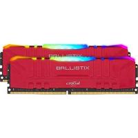 Модуль пам'яті для комп'ютера DDR4 32GB (2x16GB) 3000 MHz Ballistix RGB Red Micron (BL2K16G30C15U4RL)