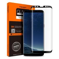 Скло захисне Spigen Galaxy S9+ Glass "Glas.tR Curved HD" Black (593GL22907)
