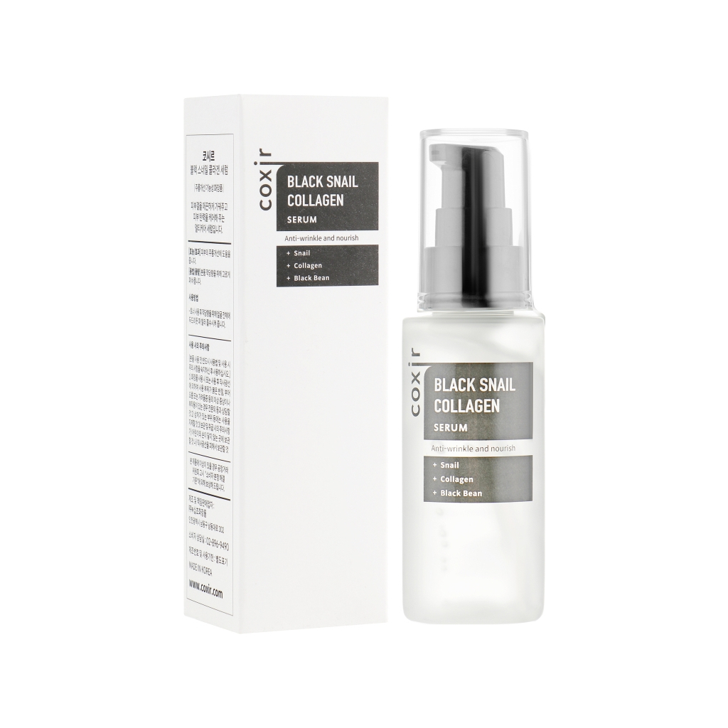 Сироватка для обличчя Coxir Black Snail Collagen Serum 50 мл (8809080826195)