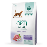 Optimeal dry cat food for adults with duck flavor 4 kg (B1840701)