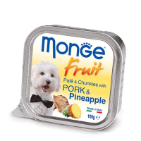 Canned food for dogs Monge DOG FRUIT pork with pineapple 100 g (8009470013253)