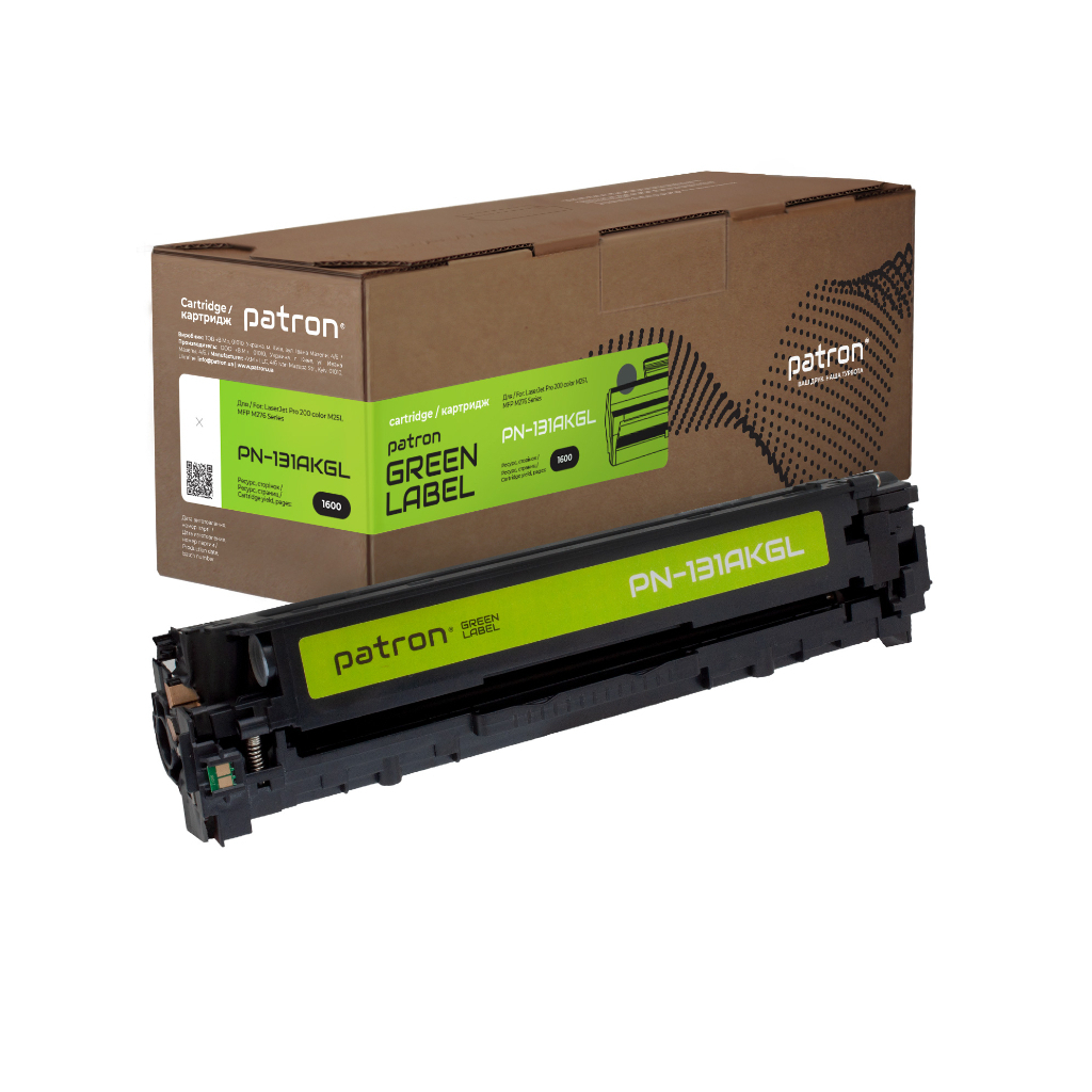 Картридж Patron HP 131A (CF210A) Green Label, black (PN-131AKGL) Картридж Patron HP 131A (CF210A) Green Label, black (PN-131AKGL)