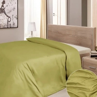 Duvet cover Yaroslav satin 05 olive 200x215 (39710)