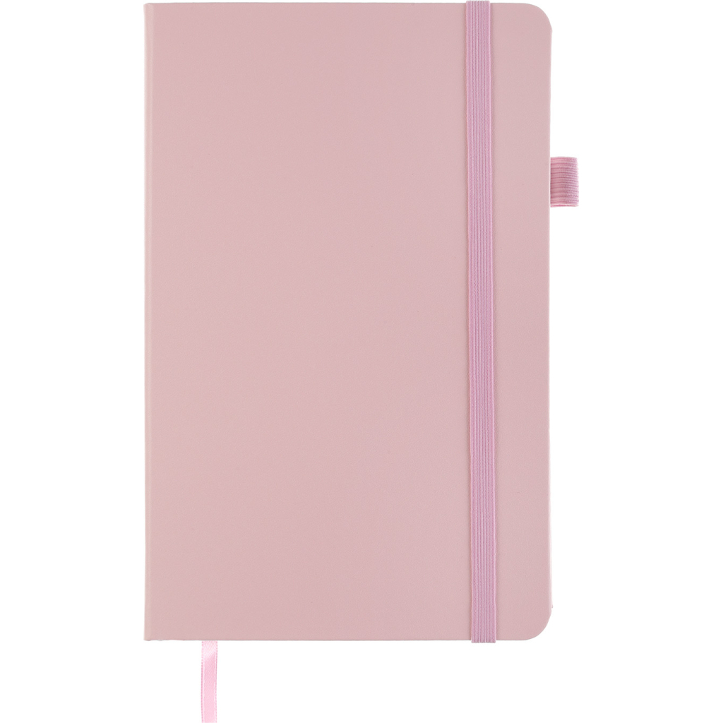Книга записна Buromax Etalon 125x195 мм 96 аркушів в точку обкладинка зі штучної шкіри Рожева (BM.291360-10)