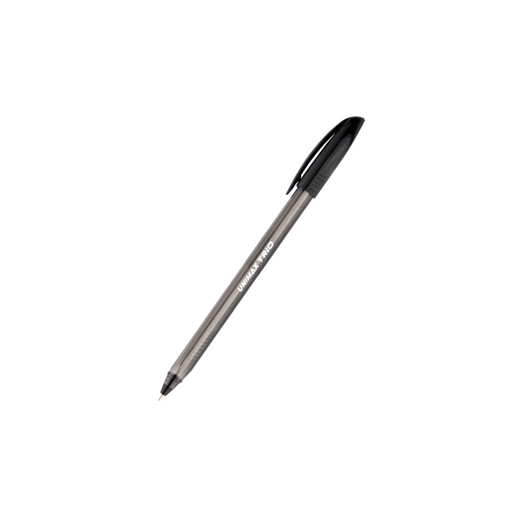 Ручка кулькова Unimax Trio, чорна (UX-104-01)