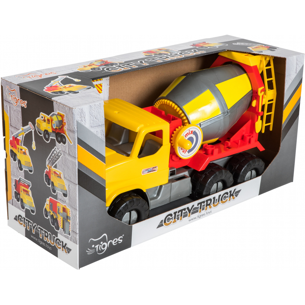 Спецтехніка Tigres Авто "City Truck" бетонозмішувач в коробці (39365)