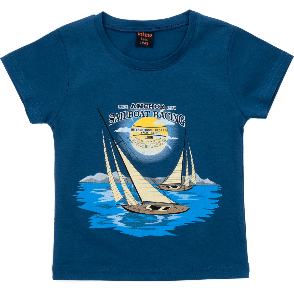 Піжама дитяча Vitmo трикотажна (23094-98B-blue)