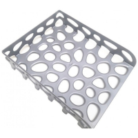 Paper tray Optima horizontal plastic, light gray (O36339)