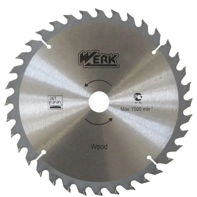 Диск пильний Werk по дереву - 185х20 40 зуб. (36105)