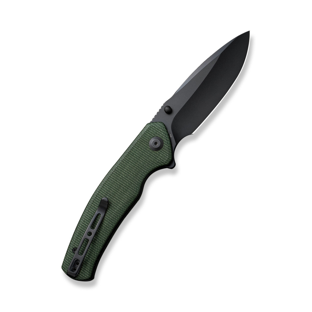Ніж Sencut Slashkin Black Blade Green Micarta (S20066-3)