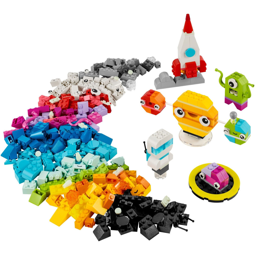 Конструктор LEGO Classic Творчі космічні обʼєкти 450 деталей (11037)