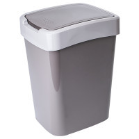 Garbage container Aleana Euro Cappuccino / cocoa 25 l (aln 123067/cappuccino/cocoa)