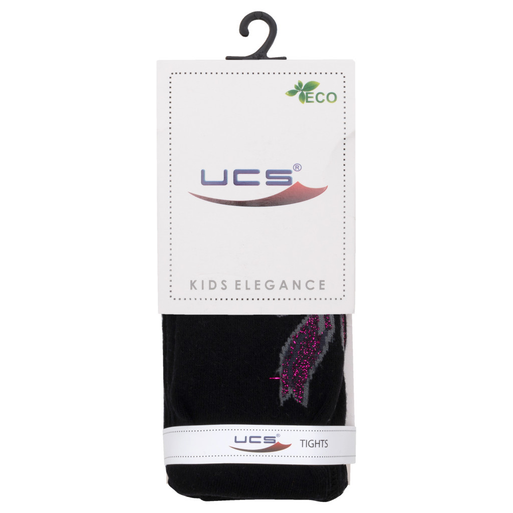 Колготки дитячі UCS Socks з бантом (M0C0301-1410-9G-darkred)
