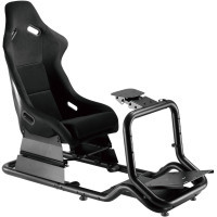 Gaming chair OfficePro RS167 with cockpit mount for steering wheel and pedals Black (RS167)