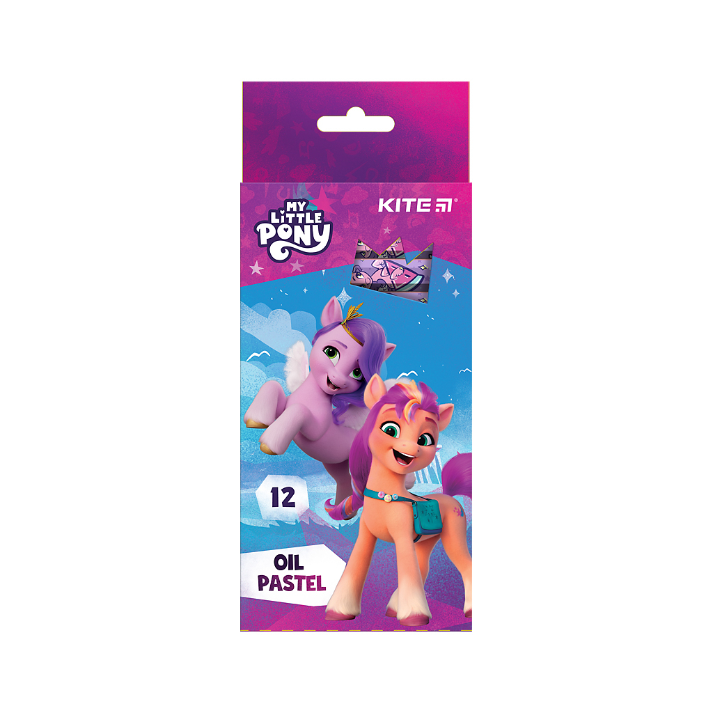 Пастель Kite масляна, 12 кольорів My Little Pony (LP24-071)