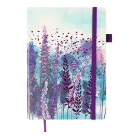 Notebook Buromax CHERIE A5 96 sheets line, purple (BM.295205-07)