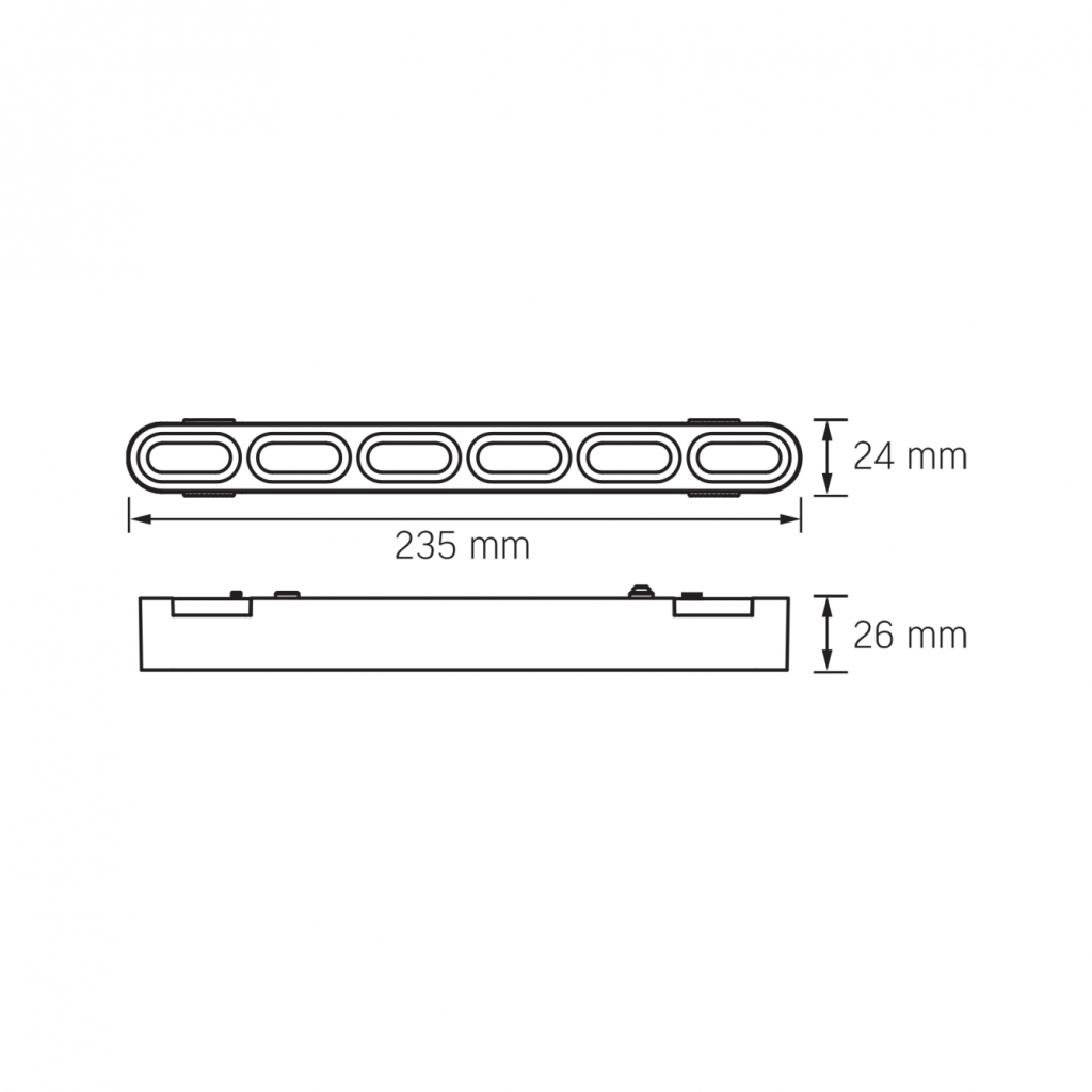 Світильник Videx LD16B 11W 4000K 48V Black (VL-TRMS-LD16B)