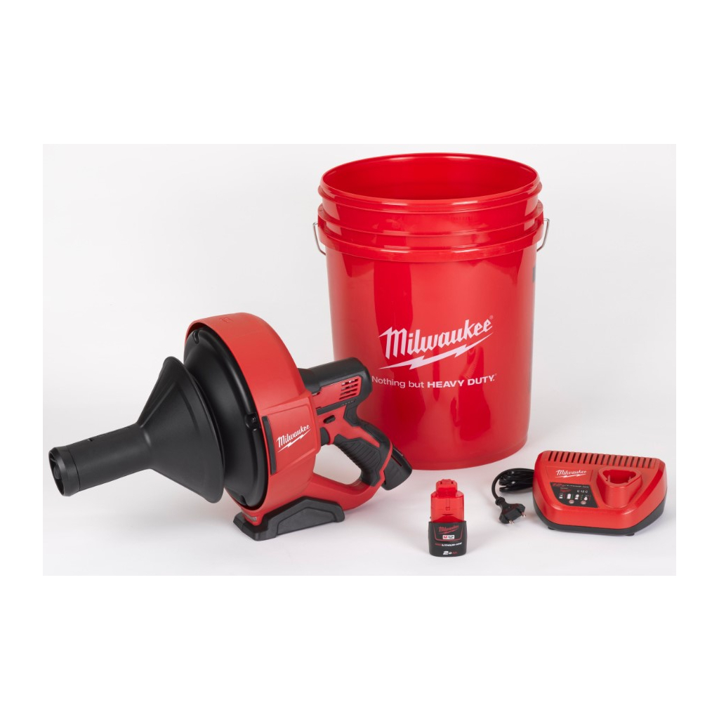 Прочисна машина Milwaukee M12 BDC8-202C, 2x2Ah, 8м (4933451633)
