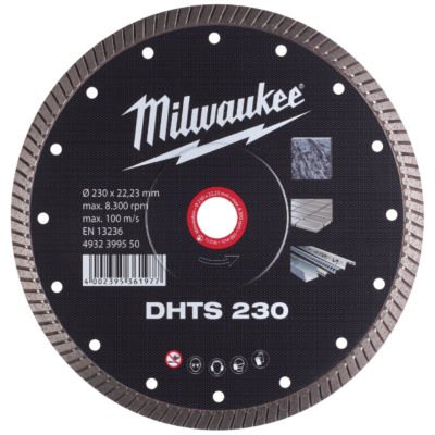Круг відрізний Milwaukee алмазний DHTS 230, 230мм (4932399550)