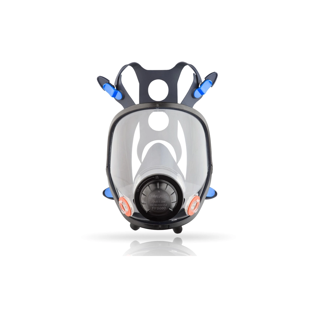 Респіратор GTM маска повнолицьова середній розмір M, без фільтрів (FFS680M)