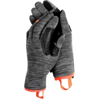 Gloves Ortovox Fleece Light Glove Wms black steel blend - M (025.001.1157)