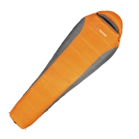 Спальний мішок Terra Incognita Siesta Long 400 L жовтогарячий/сірий (4823081501701)