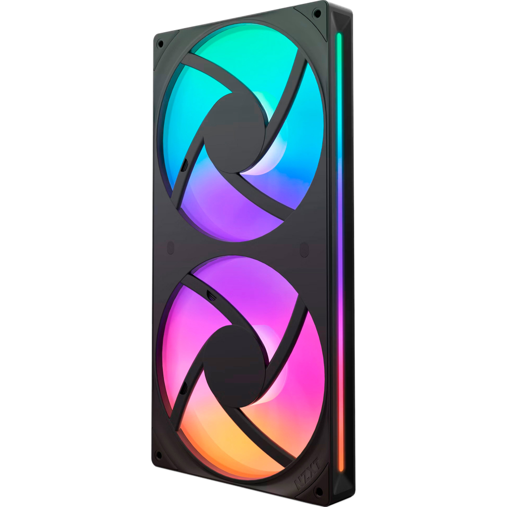 Кулер до корпусу NZXT F280 RGB Core Fan (Single Frame) - Black (RF-U28HF-B1)