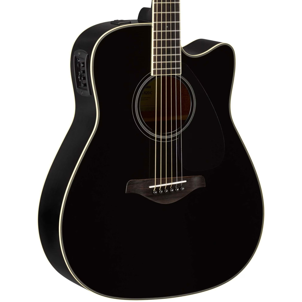 Гітара електроакустична Yamaha FGX820C Black