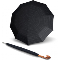 Umbrella Knirps T.771 Long Automatic Men's Prints Check (Kn96-3773-7602)