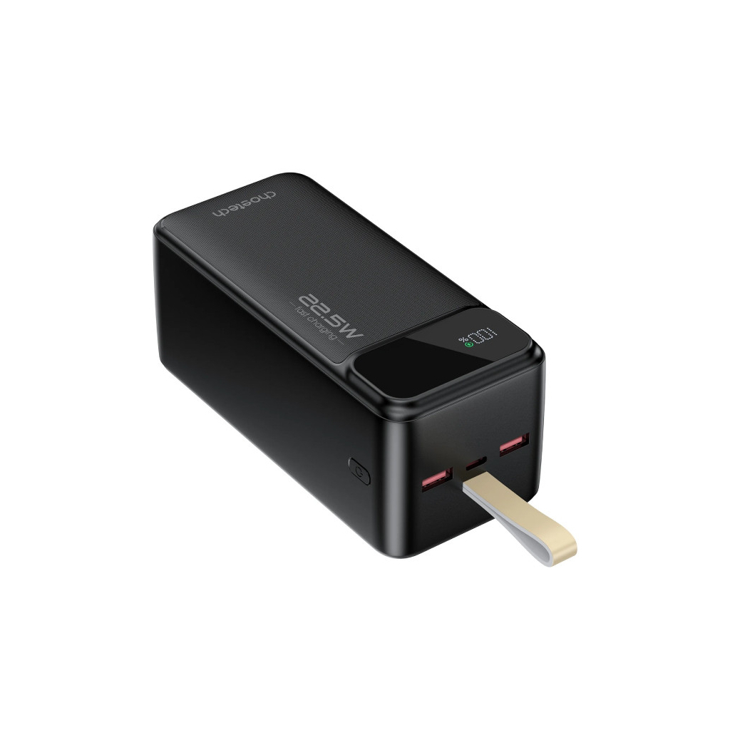 Повербанк Choetech 50000mAh, PD QC/3.0/22.5W, USB-C In/out, 2*USB-A (B732-ACBK)