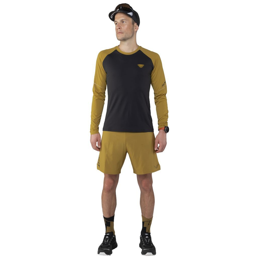 Лонгслів Dynafit Alpine Pro L/S Tee Mns 71156 0914 - 46/S - чорний/жовтий (016.002.2708)