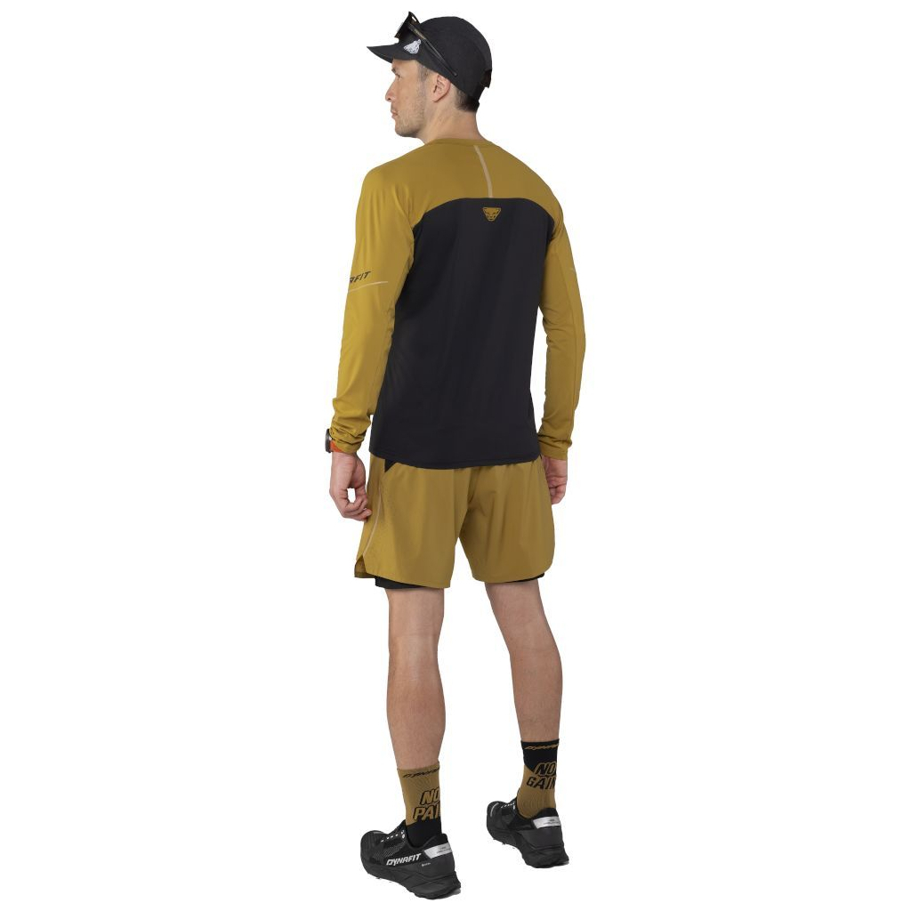 Лонгслів Dynafit Alpine Pro L/S Tee Mns 71156 0914 - 46/S - чорний/жовтий (016.002.2708)