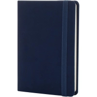 Notebook Optima Vivella A6 128 sheets dark blue line (O20390-24)