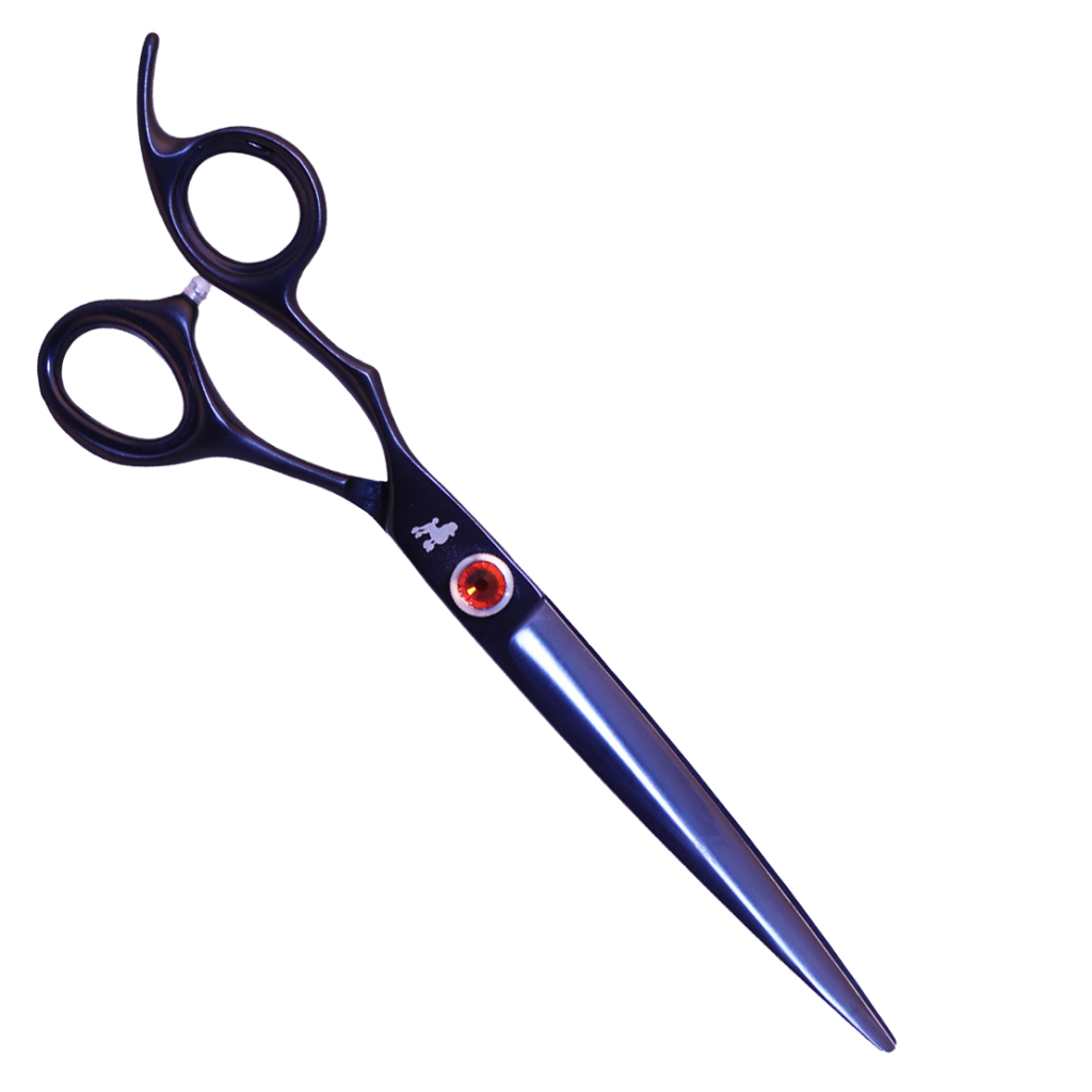 Ножиці для грумінгу Dezynadog Ignis 7 Straight Lefty Scissor прямі для стрижки собак для шульги, японська нержавіюча сталь 440 (5052372070223)