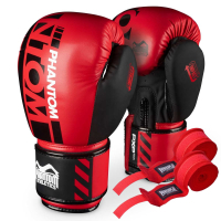 Боксерські рукавички Phantom APEX Red 10 унцій (PHBG2729-10)