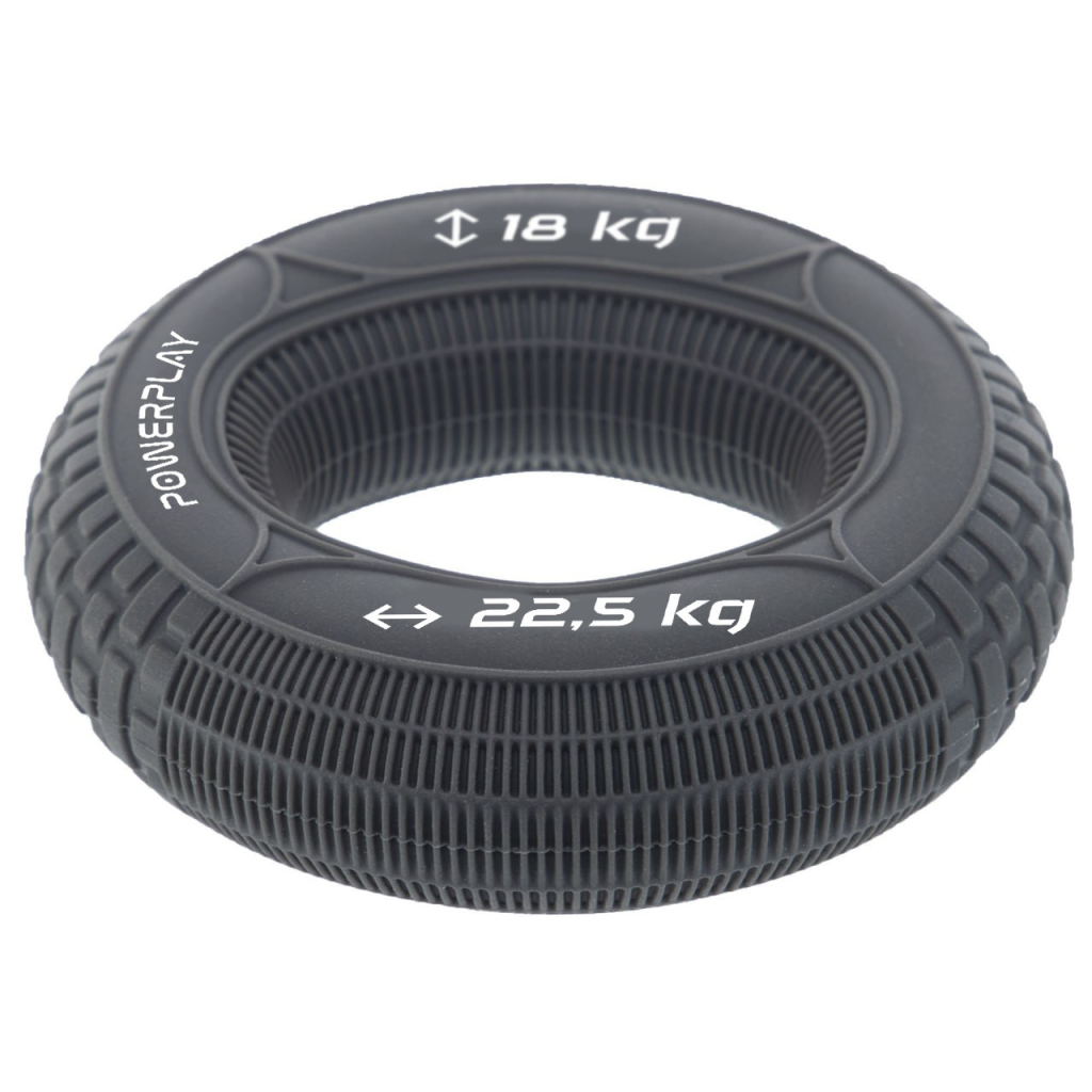Еспандер PowerPlay PP-4330 Hand Grip Loops Medium 18-22,5 кг Сірий (PP_4330_Grey_(18-22.5kg))