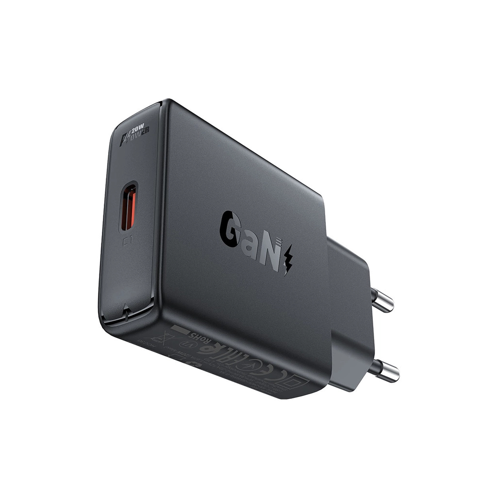 Зарядний пристрій Acefast A65 USB-C PD20W GaN ultra-thin Black (6974316282686) Зарядний пристрій Acefast A65 USB-C PD20W GaN ultra-thin Black (6974316282686)